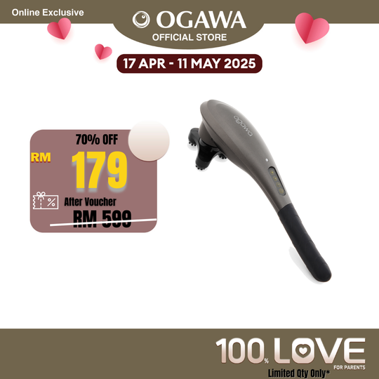 [Apply Code: 7TM12] ogawa by OGAWA Buzzy Percussion Handheld Massager*